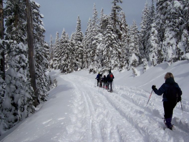  Tignes con raquetas de nieve